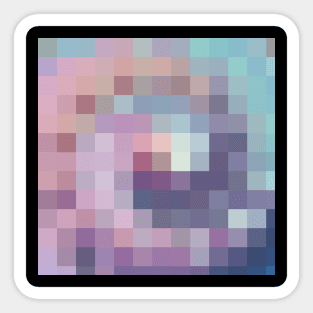 Mosaic of Various Cute Colors Sticker